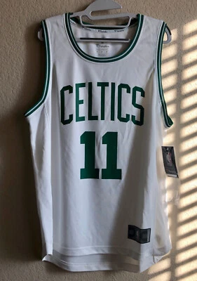 NBA Kyrie Irving Boston Celtics Fanatics White Green Fast Break Home Away Jersey - Image 1 of 4