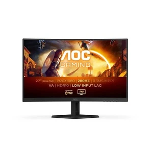 AOC AGON C27G4ZXE 27" VA Full HD 280Hz 0.3ms Curved Gaming Monitor C27G4ZXE - Picture 1 of 5