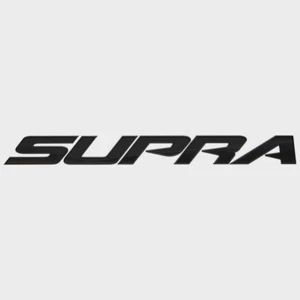 Supra Boat Raised Logo Decal Emblem 115131 | Hardened Plastic Black - Picture 1 of 4