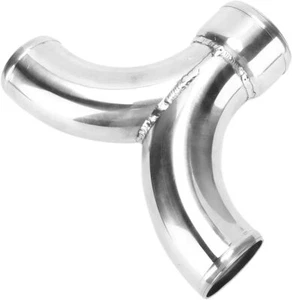 US Car Twin Turbo Y Pipe 2.5" to 3" Vehicle for Dual Air Intake Intercooler Pipe - Picture 1 of 11