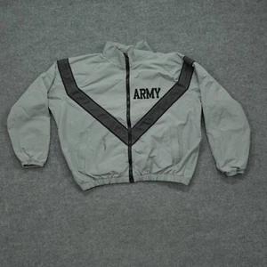 Vintage US Army Jacket Adult Medium Grey Military Windbreaker 90s - Picture 1 of 12