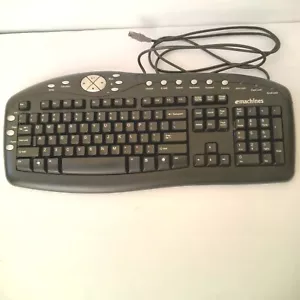eMachines KB-0108 Full Standard Desktop PC Wired Keyboard Internet Multimedia - Picture 1 of 6