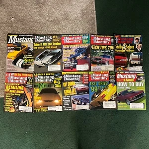 Mustang Monthly Magazine Menge 10 Mustang Magazine 1990er Jahre Ära Lot # 105 - Bild 1 von 5