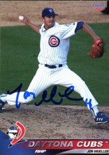 2007 Daytona Cubs JON MUELLER Signed Card autograph AUTO LACROSSE, WI GOPHERS