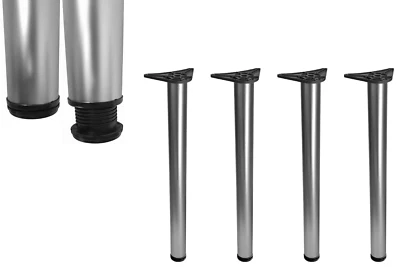 Adjustable Table Leg Breakfast Bar Worktop Kitchen 710/820/1100m Aluminium - Image 1 of 4