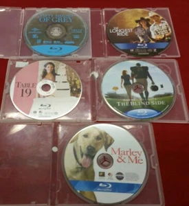 Blu Ray Lot The Longest Ride TABLE 19 The Blind Side FIFTY SHADES OF GREY Discs - Picture 1 of 1