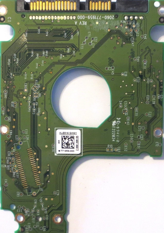 WD WD5000LPVX-75V0TT0 (771959-000 AH) 2060-771959-000 REV A 500gb 2.5" Sata PCB - Image 1 of 1