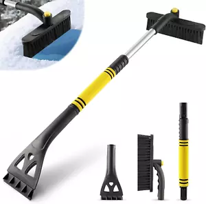 Ice Scraper and Snow Brush for Car Windshield, 32" Extendable Snow Removal Tool - Picture 1 of 6