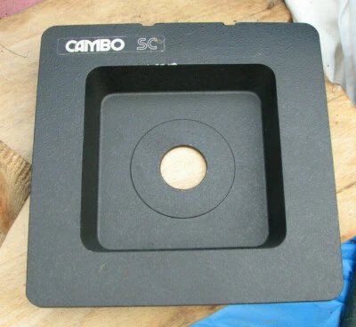 Cambo SC Monorail recessed lens board for compur 00 26.5mm hole 5x4  25mm deep - Image 1 of 4