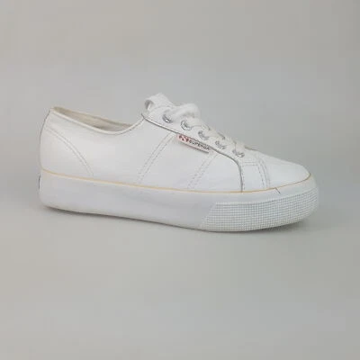 Women's SUPERGA '2730 Nappa' 6.5 US 37 Shoes Leather White | 3+ Extra 10% Off - Image 1 of 4