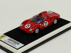 1/43 Ferrari 250 P ganador 1963 24 Horas de LeMans coche #12 base de cuero JPN34 - Imagen 1 de 8
