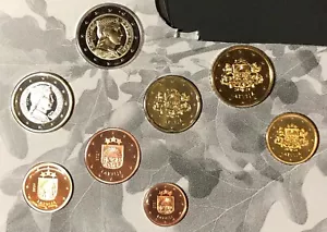 Lettonia Latvia 2021 set di 8 monete coin 1 cent 2 € da divisionale - Imagen 1 de 1