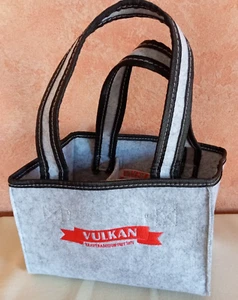 Bottle-Bag - Flaschentasche - VULKAN BRÄU - Filz - Bierträger mit 6 Fächern -NEU - Bild 1 von 4