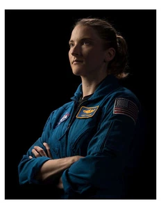 NASA Astronaut Kayla Barron 8x10 Portrait Photo #5 On 8.5" x 11" - Picture 1 of 1