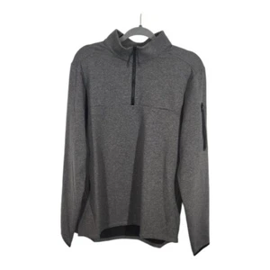 NWT ASOS 4505 icon muscle fit training sweatshirt with 1/4 zip in Charcoal Gray - Picture 1 of 6