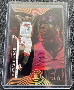 Dwayne Wade 2021-22 Panini Illusions NBA 3/99 Jersey Number Heat Color Match Red - Bild 1 von 2