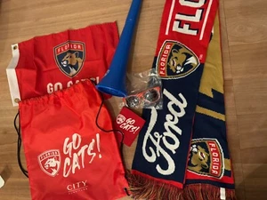 Florida Panthers Playoffs 2023 Fan Drawstring Bag Flag Horn Scarf - Picture 1 of 6