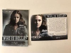 CHEAP PROMO CARD: THE TWILIGHT SAGA: TWILIGHT MOVIE Inkworks 2008 HT-1 Hot Topic - Picture 1 of 2