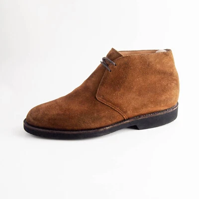Church's Ryder Chukka Botines Marrón Camel Gamuza Hombres Zapato Talla EU 45 US 12 G Foto 1 de 4