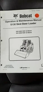 BOBCAT Operation & Maintenance Manual S130 Skidsteer Loader 6904119 - Picture 1 of 5