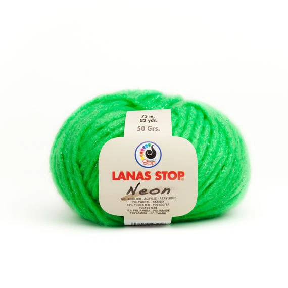 50 gr. "Neon" Wolle Handstrickgarn Schnellstrickgarn zum Stricken Häkeln - Bild 1 von 1