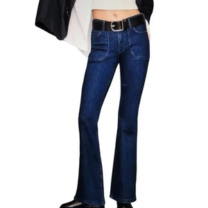 Jeans donna Anthropologie Pilcro The Icon nuovi taglia 34 elasticizzati blu scuro - Foto 1 di 13