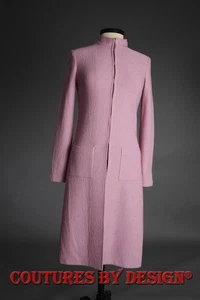 St John Knits Boucle Coat, Topper Shell Pink Size 2 NWT $2190 - Picture 1 of 2