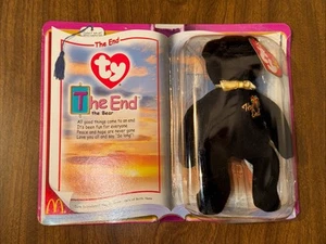Neu im Paket Neu in Verpackung TY Teenie Beanie Babys McDonalds 2000 The End Bear - Bild 1 von 2