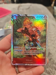 One Piece OP11-010 Hibari Super Rare Rainbow Holo Foil  - Picture 1 of 3