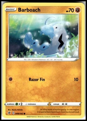 SWSH02: Rebel Clash #099/192 Barboach - Image 1 of 2