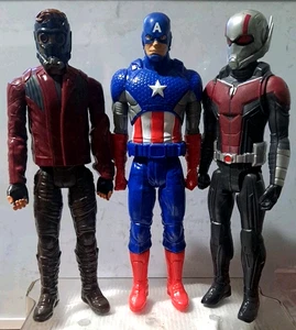 CAPTAIN AMERICA ANT-MAN STAR LORD (12") DC COMICS MATTEL 2016 ACTIONFIGUR KONVOLUT - Bild 1 von 10