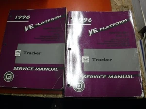1996 CHEVROLET TRACKER ORIGINAL 2 VOLUME  FACTORY SERVICE MANUAL - Imagen 1 de 14