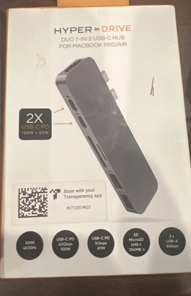 Hyper GN28B-GRAY USB-C 7-in-1 Hub - Image 1 of 1