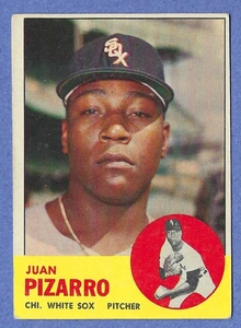 1963 Topps Baseball #160 Juan Pizarro Chicago White Sox VG+/EX - Picture 1 of 2