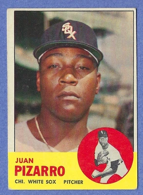 1963 Topps Baseball #160 Juan Pizarro Chicago White Sox VG+/EX - Image 1 of 2