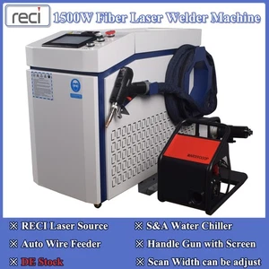 Reci 1500W Handheld Laser Welding Cutting Cleaning Machine S&A Cooling Chiller  - Picture 1 of 11