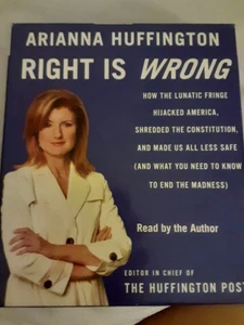 BOOK/AUDIOBOOK CD Politics Ariana Huffington RIGHT IS WRONG - Bild 1 von 4