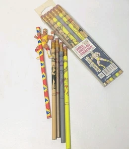 Lápices coleccionables vintage WWF Super Stars Hulk Hogan Jake The Snake 10 Napco - Imagen 1 de 5