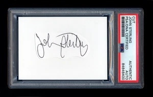 JOHN STERLING SIGNED MINT CUT PSA/DNA SLABBED AUTOGRAPHED NEW YORK YANKEES WSC - Picture 1 of 1