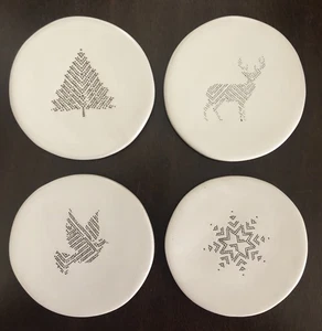 HERD & HAND MIT MAGNOLIE WEIHNACHTEN STEINZEUG UNTERSETZER SET - 4-teilig - Bild 1 von 8