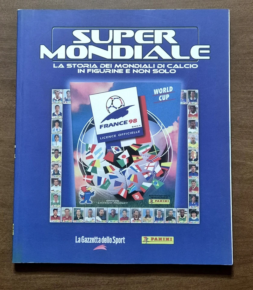 Album Figurine Mondiali World Cup Gazzetta ristampa Panini SuperMondiale 1998 - Immagine 1 di 1