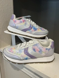 Kids' Ellison Tie-Dye Lace-Up Sneakers - Cat & Jack - SIZE 4 - Picture 1 of 10