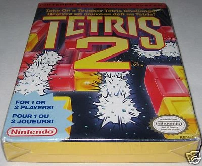 Tetris 2-  NES (Nintendo, 1993) ..Brand new! h-seam! - Image 1 of 4