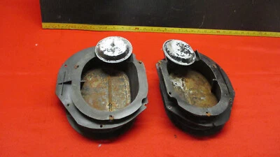 1961-1964 OLDSMOBILE KICK PANEL FRESH AIR VENT DOOR PAIR STARFIRE 98 DYNAMIC 88 - Image 1 of 4