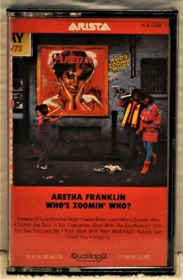 ARETHA FRANKLIN  "Who's Zoomin' Who?"  Cassette  Arista AC8-8286 - Image 1 of 4