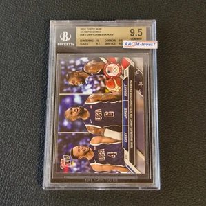 2024 Topps NOW Olympic Games Team USA #26 Curry James Durant BGS GEM MINT - Bild 1 von 4
