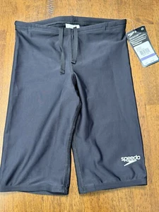 NWT Boys Speedo Pro LT Black Swim Shorts  Sz 26 NEW - Picture 1 of 1