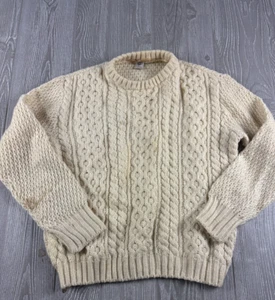 Moffat maglione lana donna pescatore maglia panna lana vintage TG L/XL - Foto 1 di 12