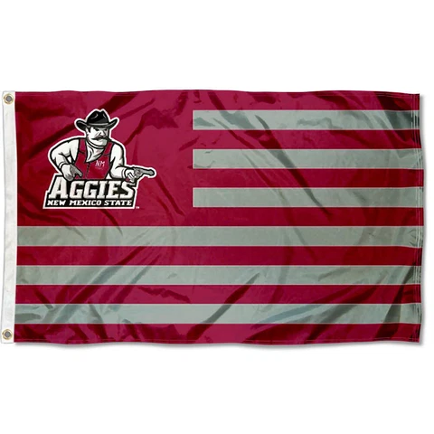 New Mexico State University Aggies Stars and Stripes Nation USA Flag Cover