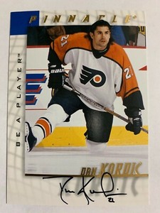 1997-98 Be A Player BAP Autograph Dan Kordic Auto #158